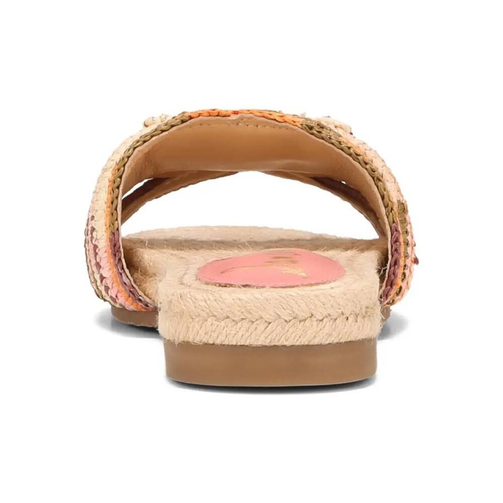 Sam Edelman Miya Woven Slide Sandals in Indie Pink Multi 6 - Picture 5 of 6